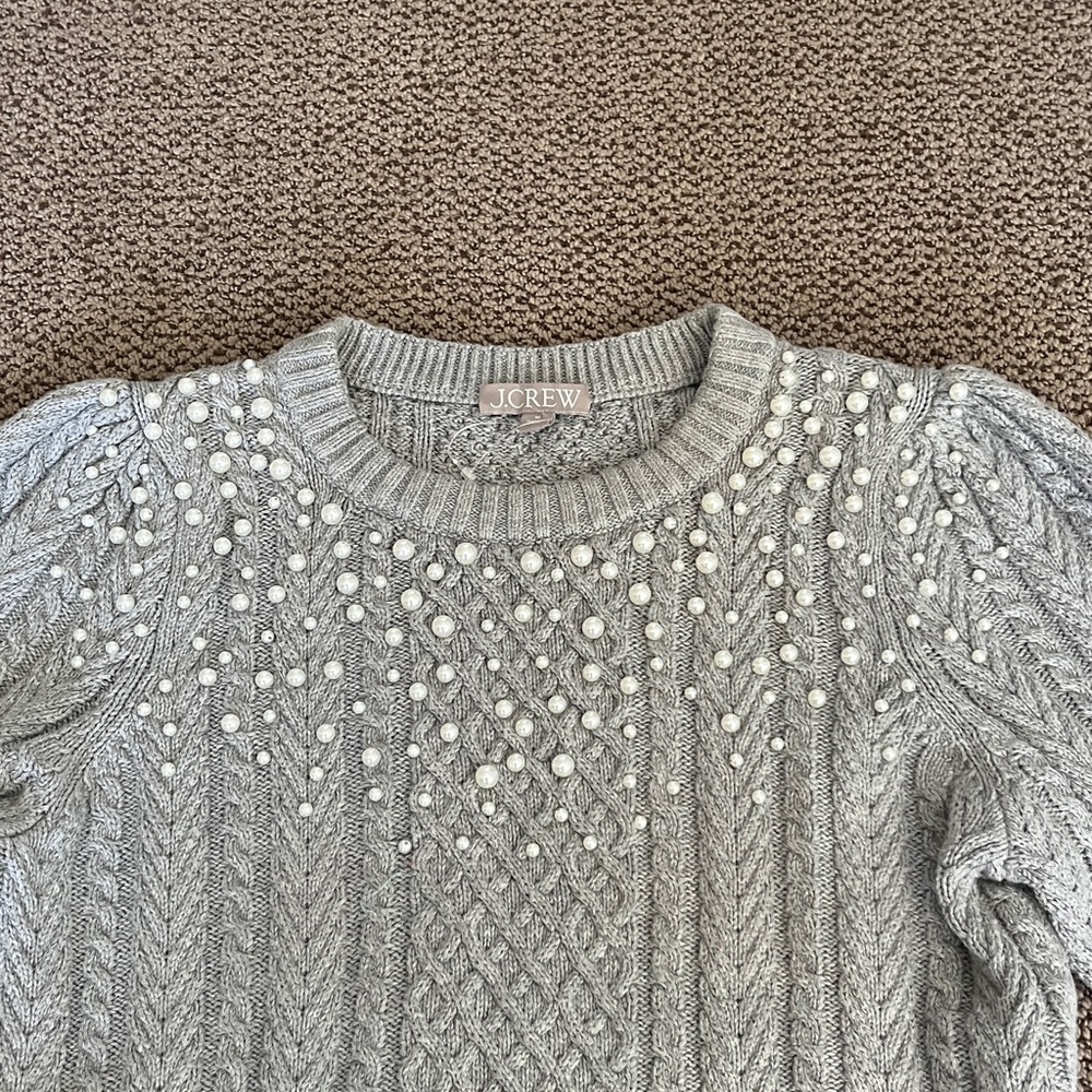 J. Crew pearl sweater - Picture 6 of 7